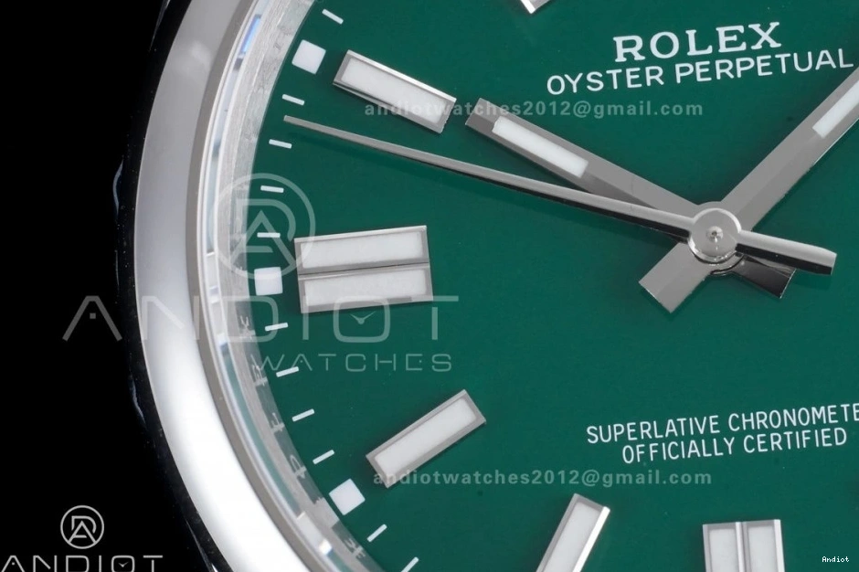 Green Perpetual 1:1 Dial V2 DD3230 41mm Best 904L Oyster Steel VSF Edition 124300 0410